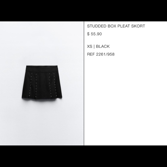 Black XS skirt from Zara - Picture 3 of 3